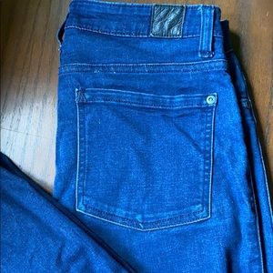 RVCA , high rise, dark Denim .